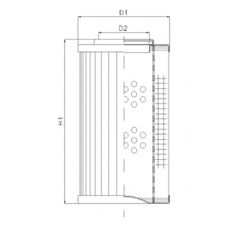 DVD2900B60B filter element for pressure filter