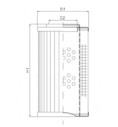 DVD2900K05B filter element for pressure filter