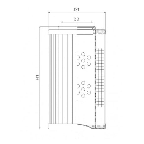 DVD2900K10B filter element for pressure filter