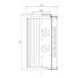 DVD2900K10B filter element for pressure filter