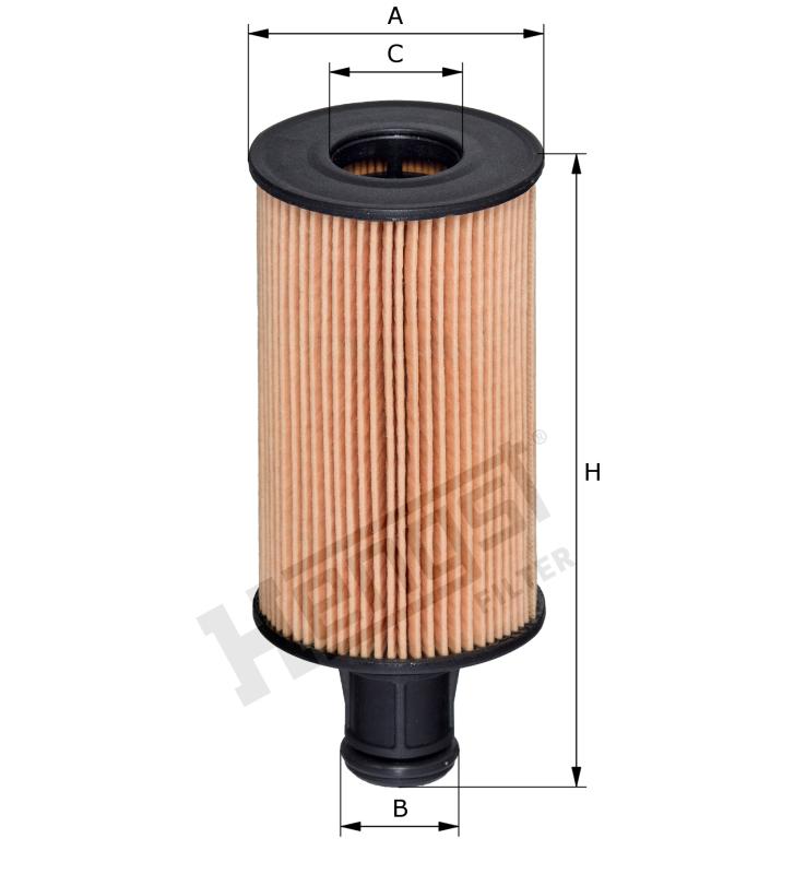 E1004H D672 oil filter element