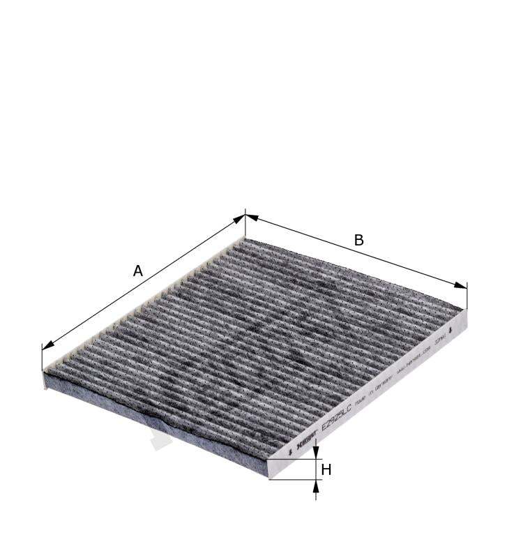 E2925LC cabin air filter element