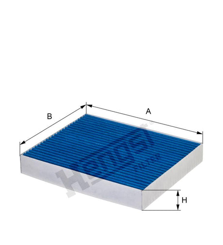 E3992LB cabin air filter element (biofunctional)