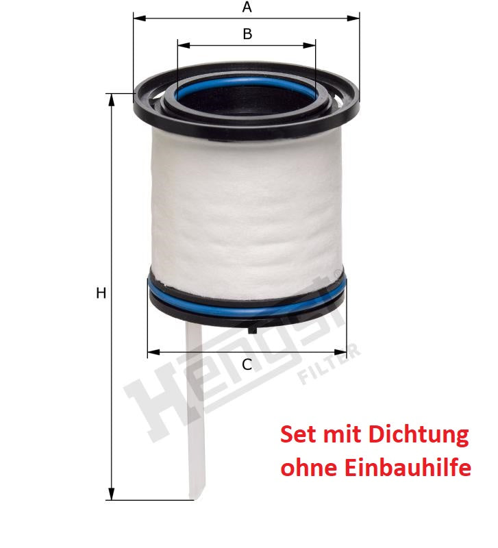 E452KP D687 fuel filter element