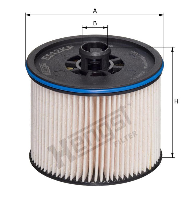 E512KP D572 fuel filter element