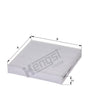 E5951LI cabin air filter element