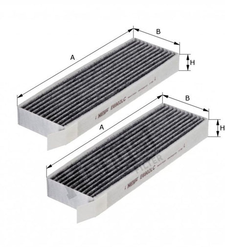 E6902LC-2 cabin air filter (activated carbon)