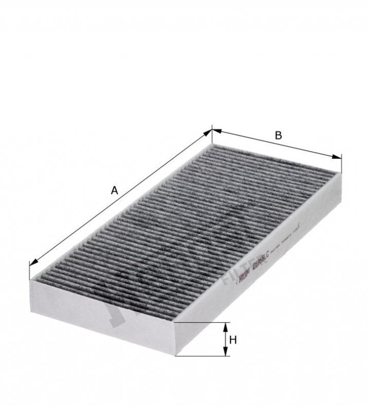 E6955LC cabin air filter (activated carbon)