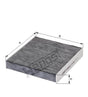 E6958LC cabin air filter (activated carbon)