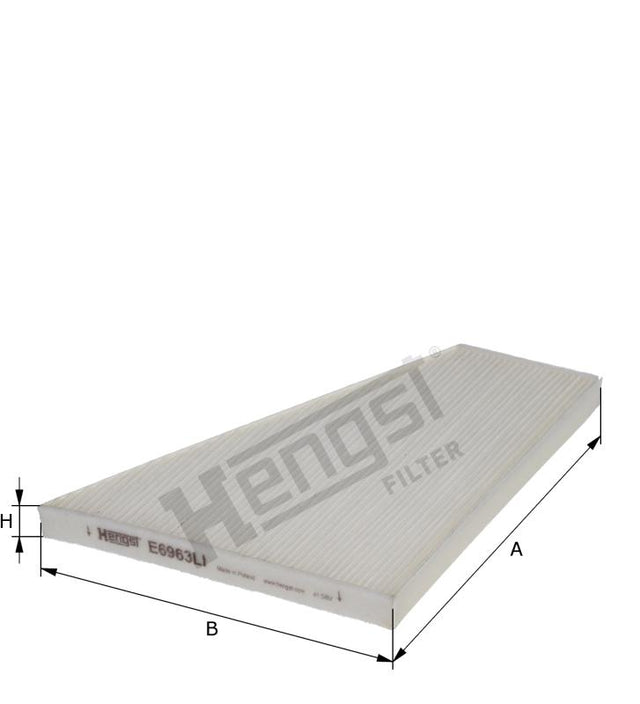 E6963LI cabin air filter element