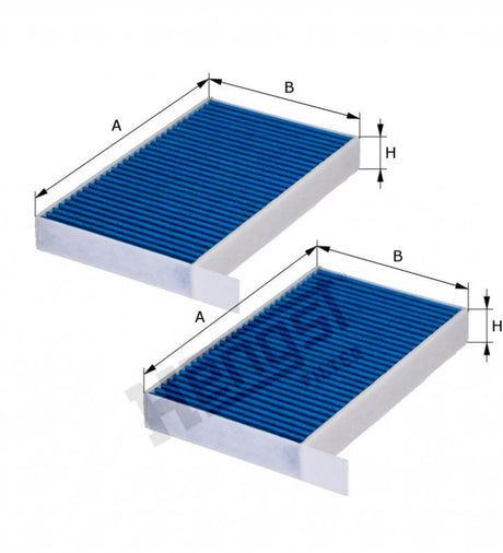 E6966LB-2 cabin air filter element (biofunctional)