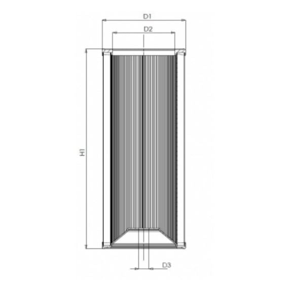 E713G25 hydraulic filter element