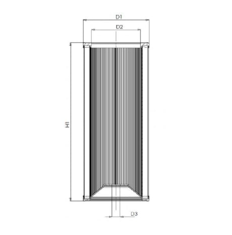 E731G25 hydraulic filter element