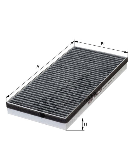 E951LC01 cabin air filter (activated carbon)