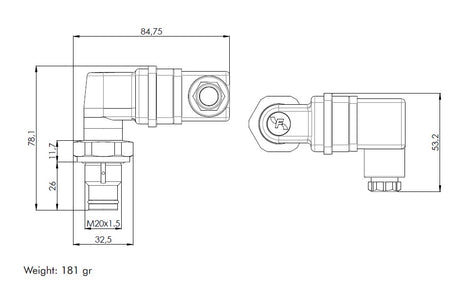 ESLXF5 differential pressure switch 5 bar (el.)