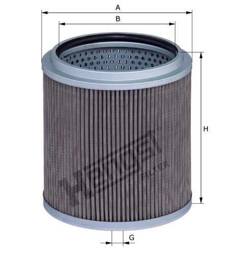 EY1087H hydraulic filter element