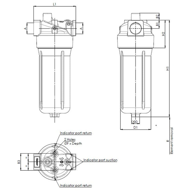 F035DMD0044C25B3BB6Y000S0 in-line filter (pressure line)