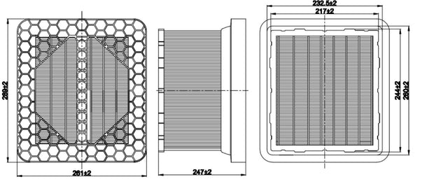FA-0904 air filter element