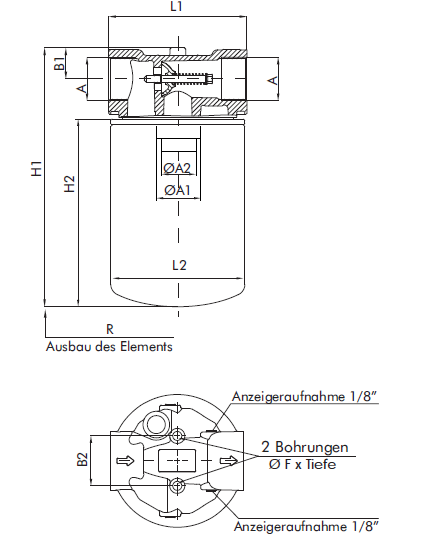 FA120C10BB6RR13 SpinOn filter FA-1
