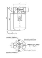 FA121C25BB6S00 in-line filter (suction filter)