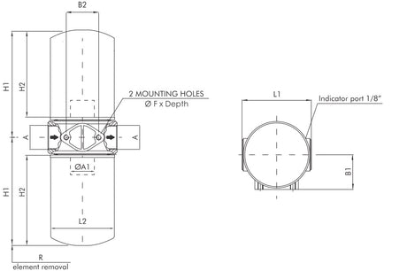 FA130000BB7S00 Inline spin-on filter