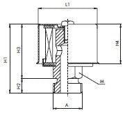 FB110C05B1 air filter (ventilation / breather)