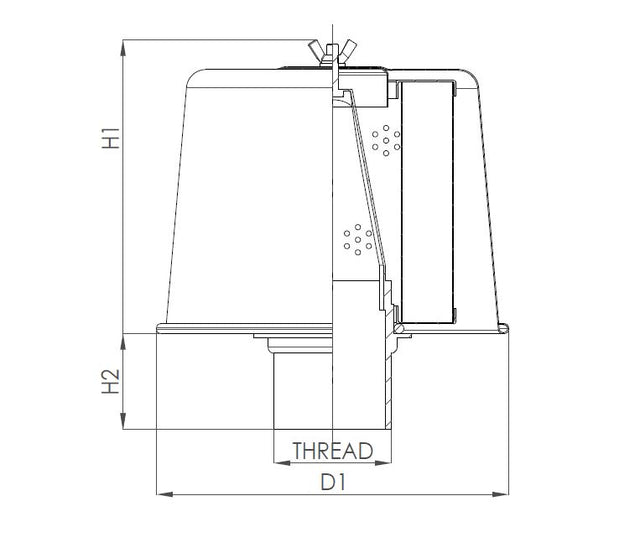 FB141B7C10 air filter (ventilation / breather)