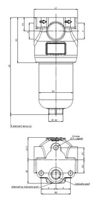 FH420D120G10ABB5D0WV05S0 in-line filter (pressure line)