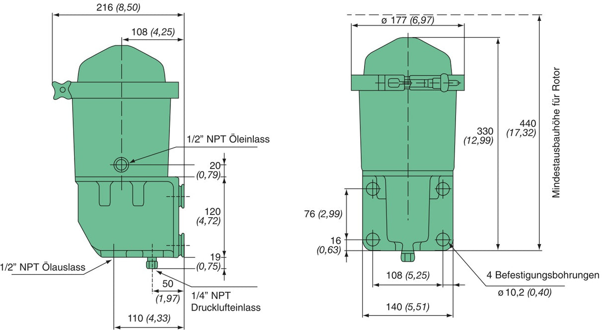 FM 090-LCB centrifuge (oil cleaner)