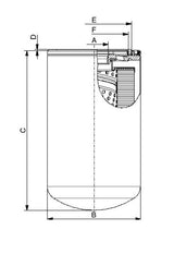 FO-0397 hydraulic filter spin-on