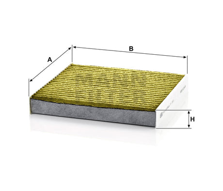 FP 1919 cabin air filter element (FreciousPlus)