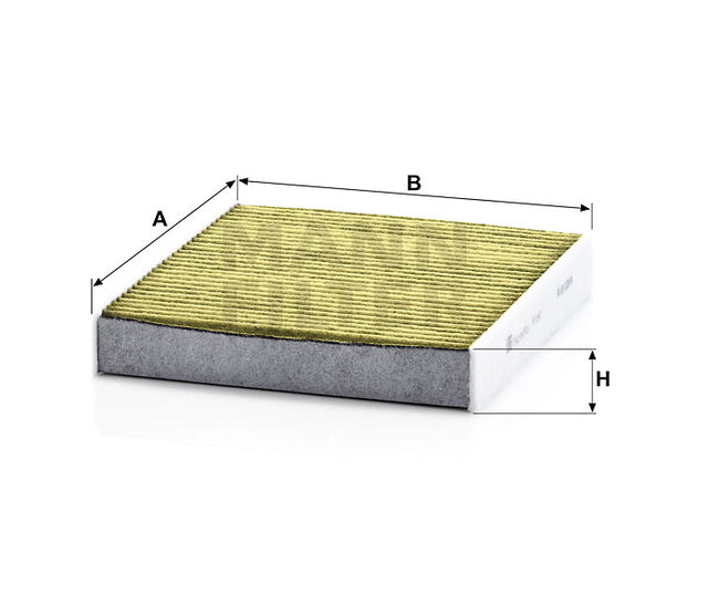 FP 2440 cabin air filter element (FreciousPlus)