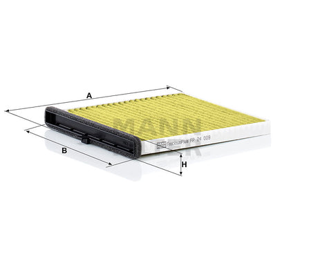 FP 24 009 cabin air filter element (FreciousPlus)