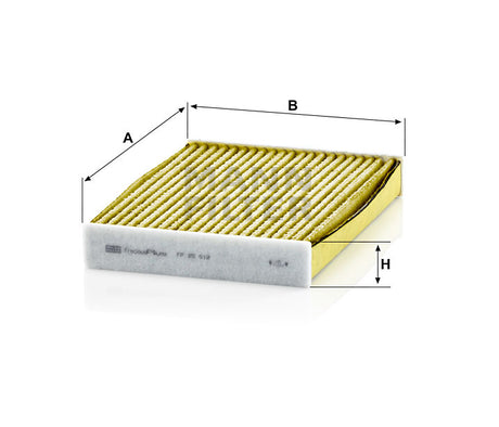 FP 25 012 cabin air filter element (FreciousPlus)