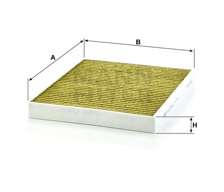 FP 2757 cabin air filter element (FreciousPlus)