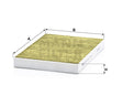 FP 3037 cabin air filter element (FreciousPlus)