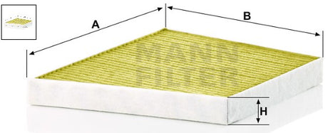 FP 3172/1 cabin air filter element (FreciousPlus)