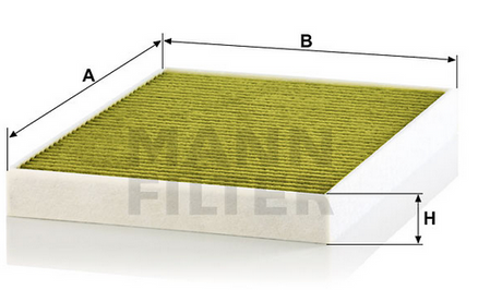 FP 31 003 cabin air filter element (FreciousPlus)