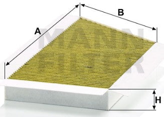 FP 3448 cabin air filter element (FreciousPlus)