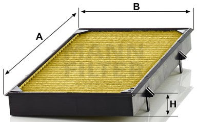 FP 3454 cabin air filter element (FreciousPlus)