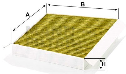 FP 3461/1 cabin air filter element (FreciousPlus)