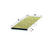 FP 4627 cabin air filter element (FreciousPlus)
