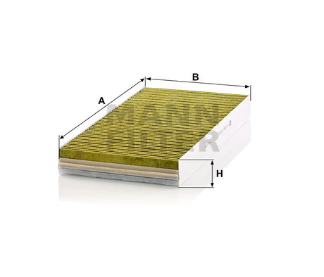 FP 50 102 cabin air filter element (FreciousPlus)