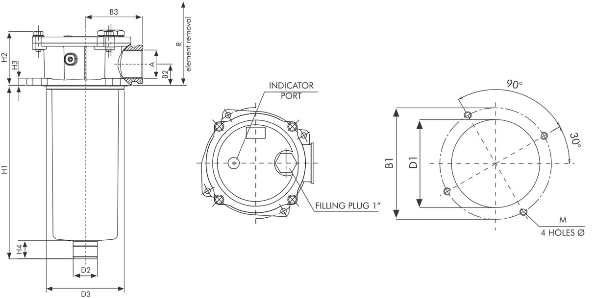 FR151G10BBB7TCMRB in-line filter