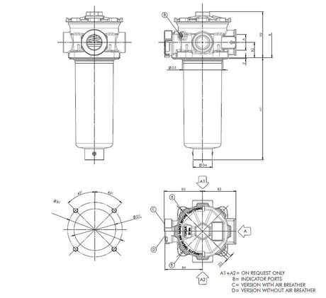 FR64R131G10BBB6000B000 Return filter complete