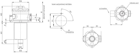 FR811G10BBB310S000 Return filter
