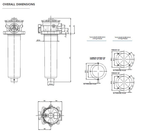 FRP6AR136T60CBB7A1BMPC in-line filter (return)