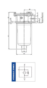 FRTR120000BB30C000 hydraulic filter housing FRT