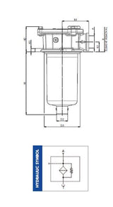 FRTR160000BB70C000S0 in-line filter housing
