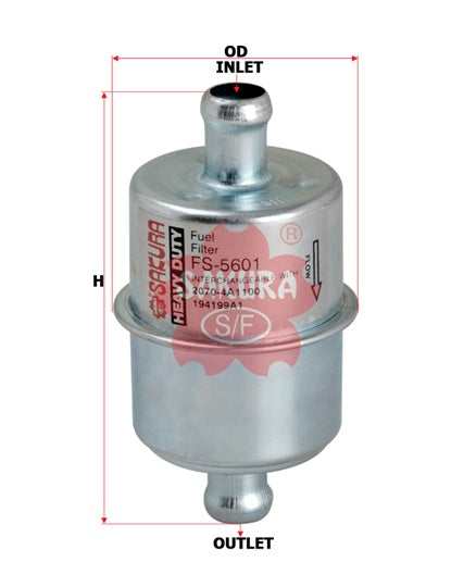 FS-5601 fuel filter in-line